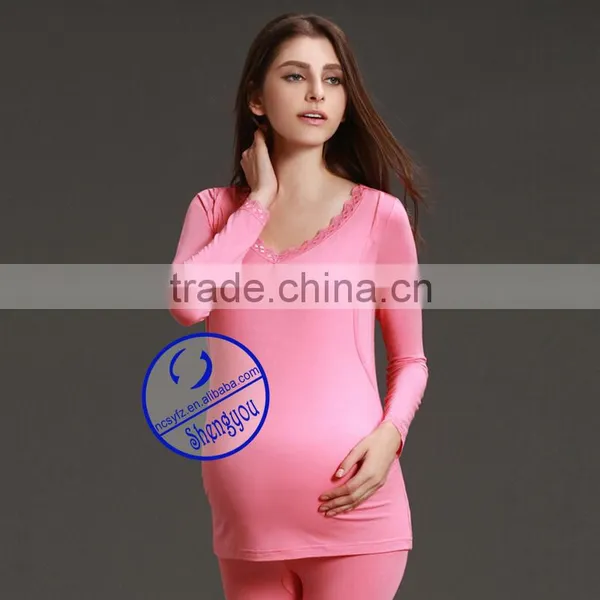 Custom Made Spandex Cotton High Quality Nursing Wear photo-4
