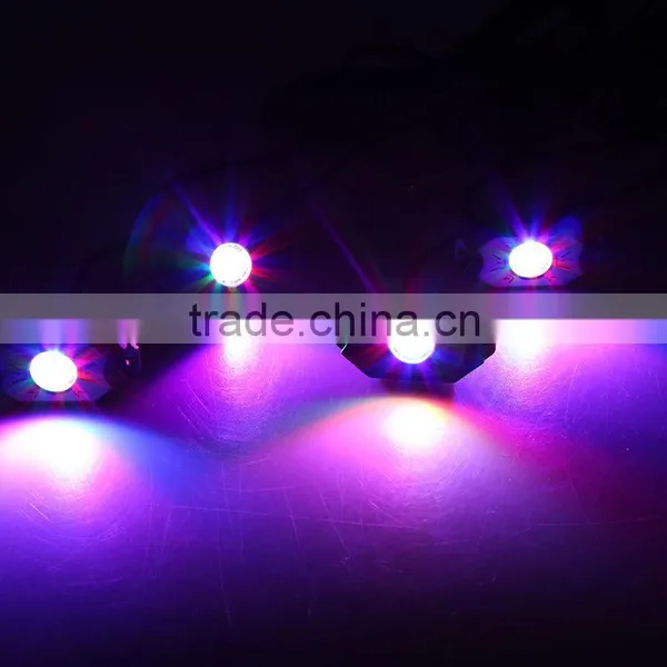 4piece a Group 9W RGB LED Rock Light Kit Fender Under Car Truck Vehicle Crawler Light for Offroad SUV 4WD ATV photo-3