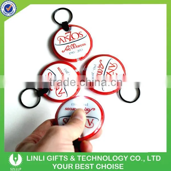 Led Flashlight PVC Custom Keyring photo-4