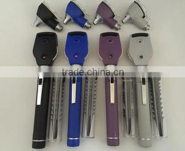 Fiber Optic Opthalmoscope & Otoscope Diagnostic Medical Set photo-2