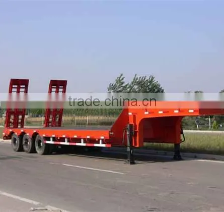 Tri-axle Low Bed Semi Trailer