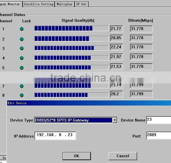 DVB-S/S2*8-SPTS IPTV Gateway(DisEqc/22KHz,8*DVB-S2 Tranponders In,SP-TS UDP/multicast/Gigabit Out) photo-5