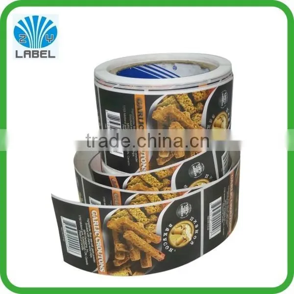Customized Biscuit Label With Silver Stamping