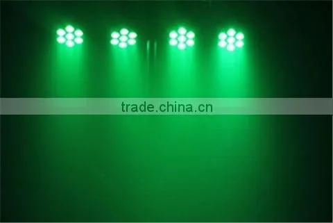 T-bar/Stand/Carrying Bag/Footswitch 4 Par System RGB 28x3W LED Stage Light photo-5