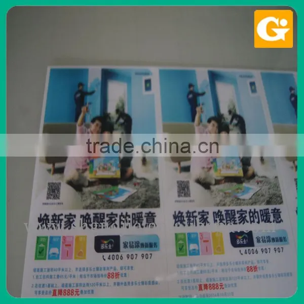 Blue Transparent Film Led Light Box Film UV Printing photo-3