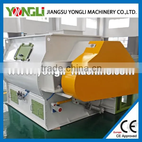 Chain Driving Compact Structure Double Shafts Chicken Food Paddle Mixer Machine for Sale photo-3