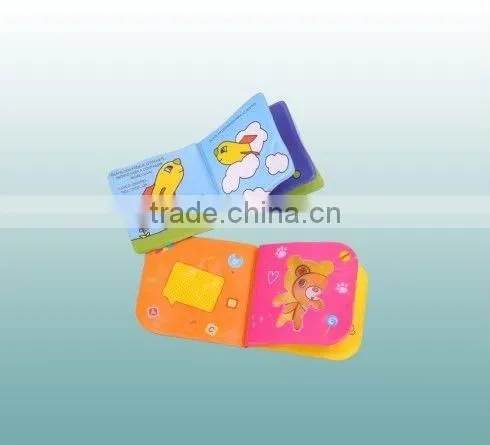 Lovely Children Playing PVC Bath Book, Coloring Book Bath photo-2
