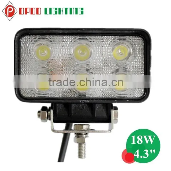 New Truck Auto Parts 18W Led Work Light,4.3" Rectangle 18W Led Work Light photo-3