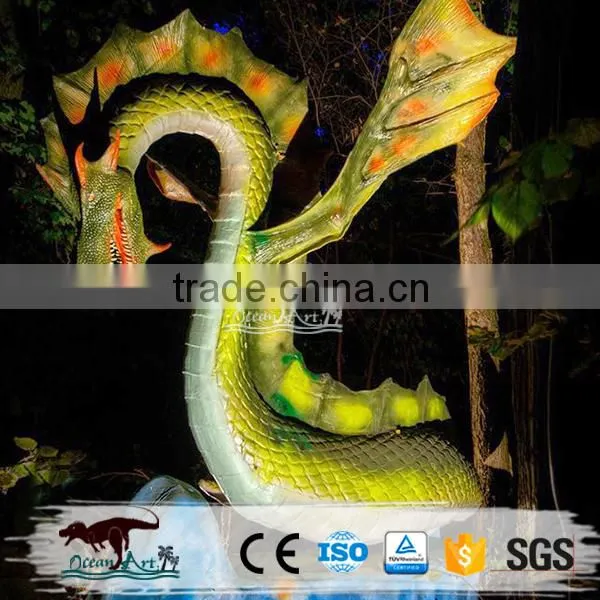 OA6111 Animatronic Dragon Western Smoking Dragon For Theme Park photo-2