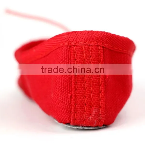 Latest Red Christmas Party Canvas Dance Wholesale Shoes photo-6