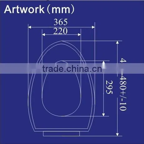 1051 Stainless Steel Hinge Water Closet Toilet wc Lid Cover photo-5
