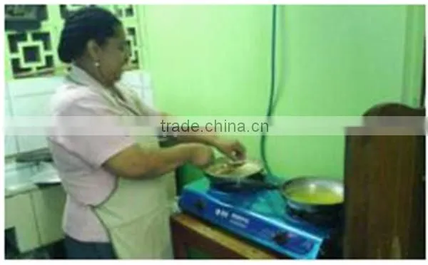Household Durable Double-burner Biogas Stove photo-5