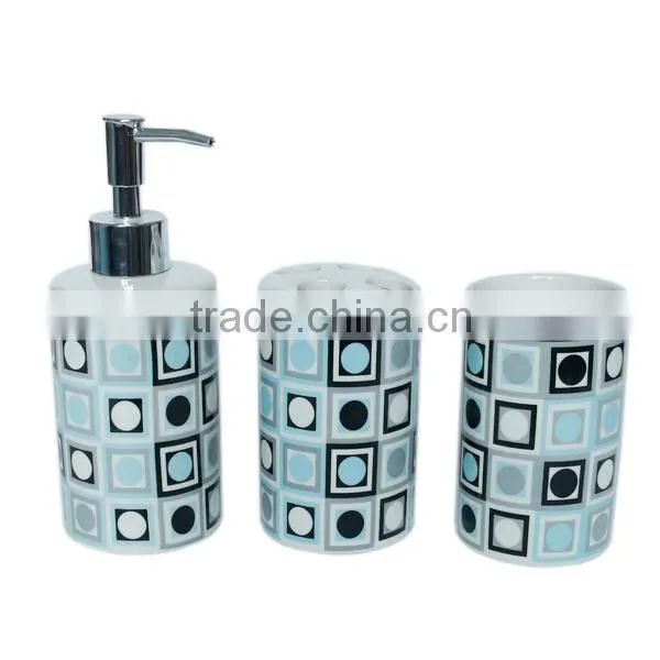 4pcs Ceramic Bathroom Accessories photo-5