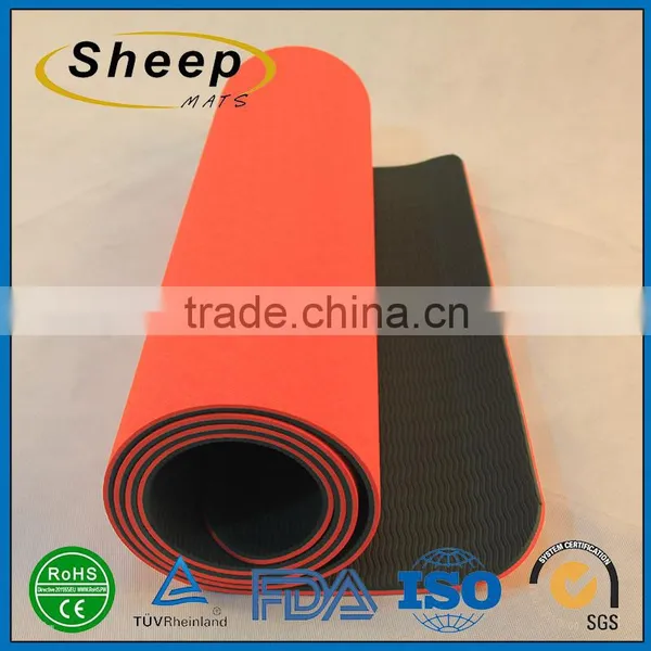 Wholesale Tpe Material Custom Soft 4mm Yoga Mat With Carrying Strap photo-2