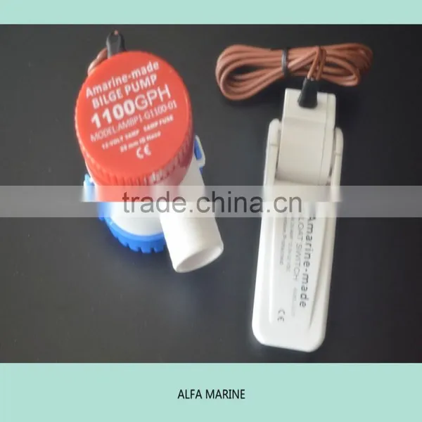 Great Amarine-made With Float Switch Boat 1100 GPH 12V Submersible Bilge Pump photo-4