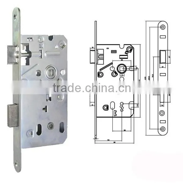 Z755C-B Bathroom Lock Round Knob Door Lock Door Handle Lock