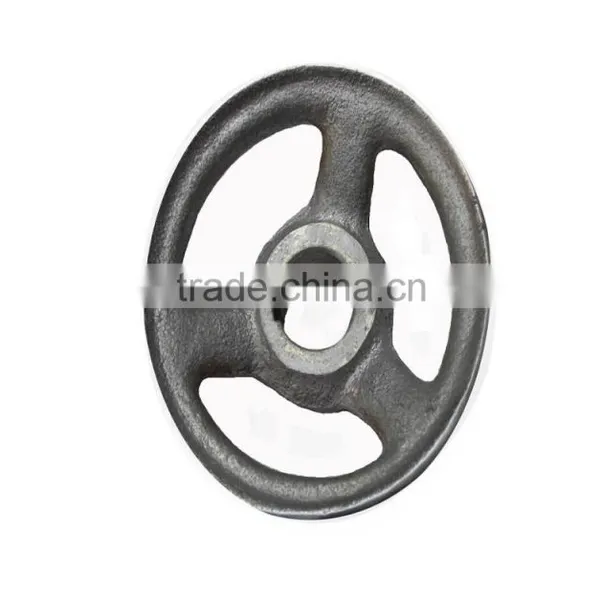 China Factory Manufacture Nodular Iron & Grey Iron Casting Hand Wheels,iron Cast Hand Wheel,lathe Parts Hand Wheel photo-2