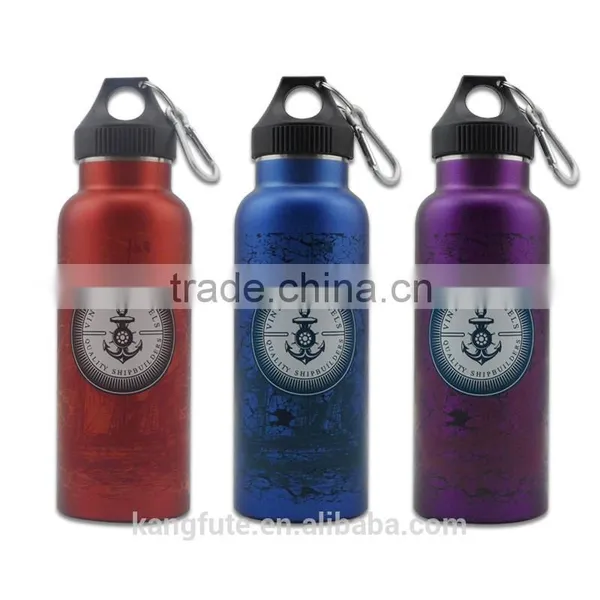 Eco-friendly Double Wall Stainless Steel Metal Subzero Sports Water Bottle