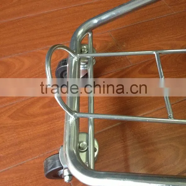 High Quality Supermarket Basket Holder For Wire Double Layers Basket Holder photo-3