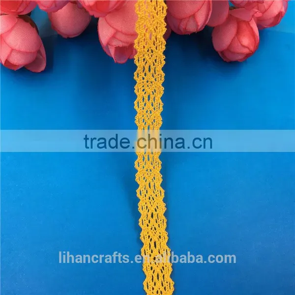 Wholesale High Quality H0739D Lace Ribbon,Crocheted Lace,100% Cotton Lace photo-2