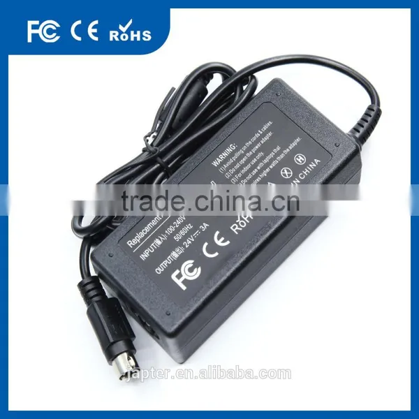 For Epson Printer Adapter 24v 3a With Round 3 Pin Connector AC Power Adapter