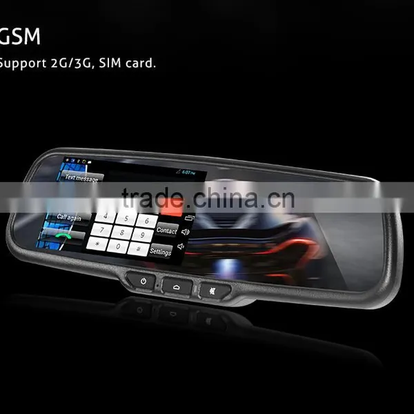 5 Inch Car Interior Rearview Mirror With Gps Navigation; Dvr Recording; Bluetooth; Google Map photo-2