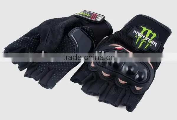 Hot Sell 2016 Newest Monster Half Finger Motorcycle Gloves photo-6