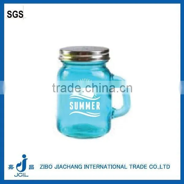 Clear Cylinder Glass Jam Jar With Metal Lid With Platic Straw photo-5