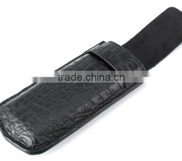 Custom Design Genuine Leather Travel Watch Pouch Single Watch Case photo-2