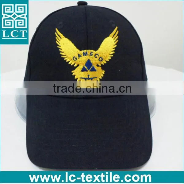 LCTN1871 Vintage Black Heavy Cotton Fifted Baseball Bump Cap photo-3