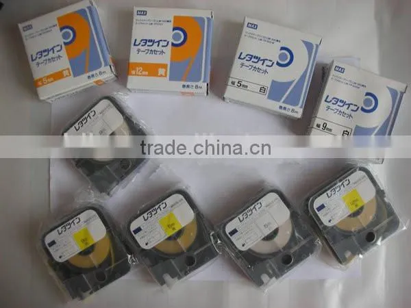 Tape Cassette LM-TP305W (5mm,White) for MAX Electronic Lettering Machine Tube Marking Machine LM-370A LM-370E LM-380A LM-380E photo-5