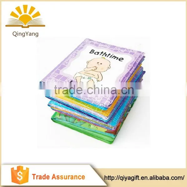 Custom Design Baby Toy Soft PVC Waterproof Bubble Baby Bath Book