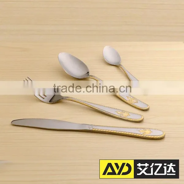 Pass FDA! Made in China Stainless Steel Spoon and Fork Set