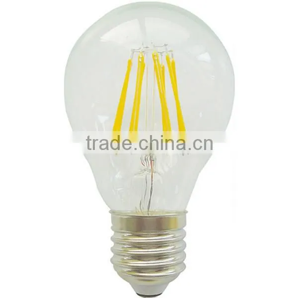 CE GS ERP RoHS A60 4W E27 LED Filament Bulb 360 Degree