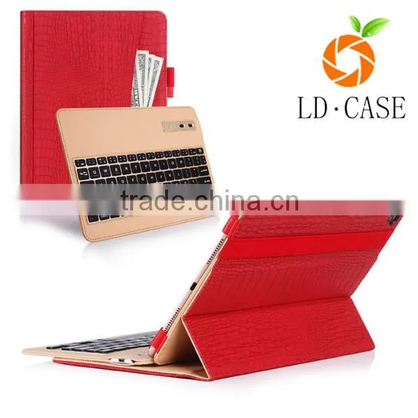 Leather Case Cover With Bluetooth Wireless Keyboard With Tablet Cover Case photo-5