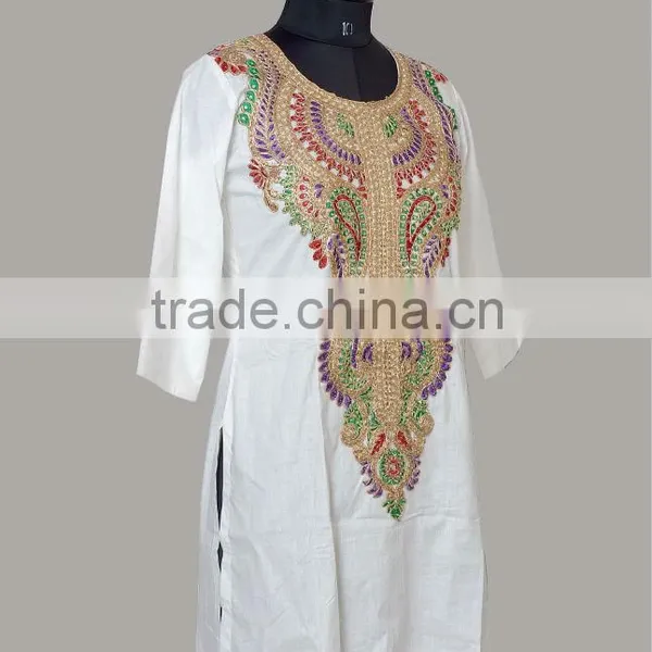 Codding Multi Embroidery Kurti photo-2