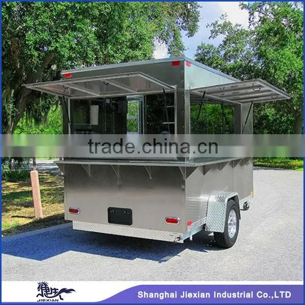 JX-FS300C Solid Outdoor Mobile Camper Trailer Stainless Steel Kitchen for Sale photo-4