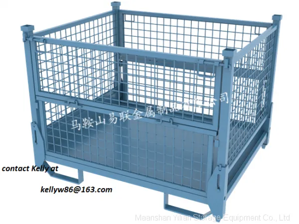 Best-selling Hot sale China supplier mesh box wire cage metal bin storage