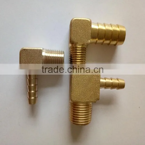 Brass Hydraulic L Type Garden Hose Fitting/hose Barb Pipe Fitting photo-3