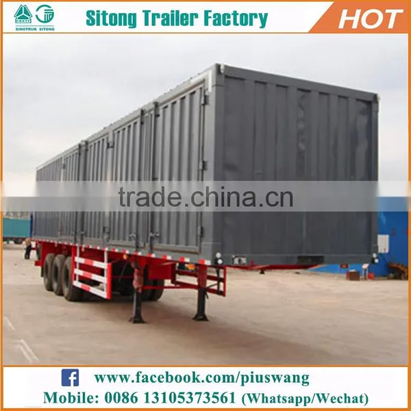 Sitong 2/3 Axles Cargo Transport Semi Box Trailer Box Semi-trailer Logistics Van Trailer photo-4