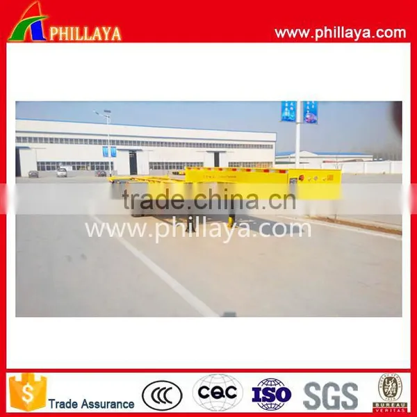 20/40FT Container Trailer Flatbed/skeleton Type Widely Used Shipping Container Dolly Trailer for Sale photo-2