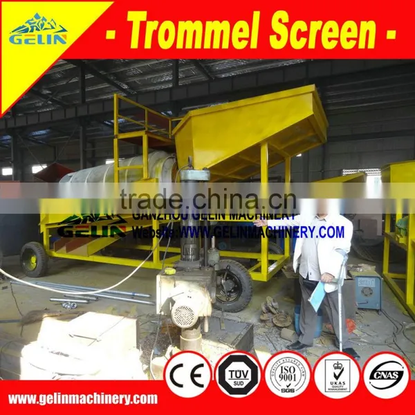 Mobile Small Trommel Scrubber Plant for Gold Washing photo-2