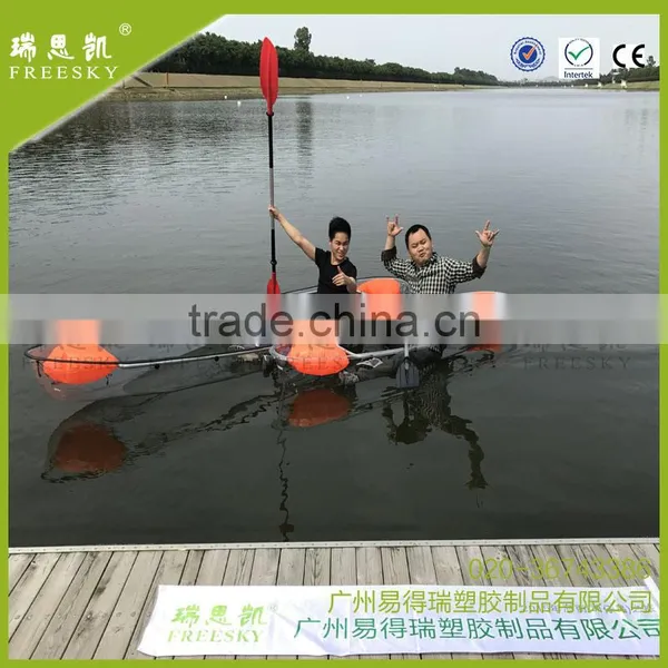 PC Crystal Explore Clear/Transparent Glass Bottom Kayak photo-4