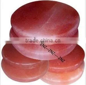 Round Cooking Solid Crystal Himalayan Salt Slabs