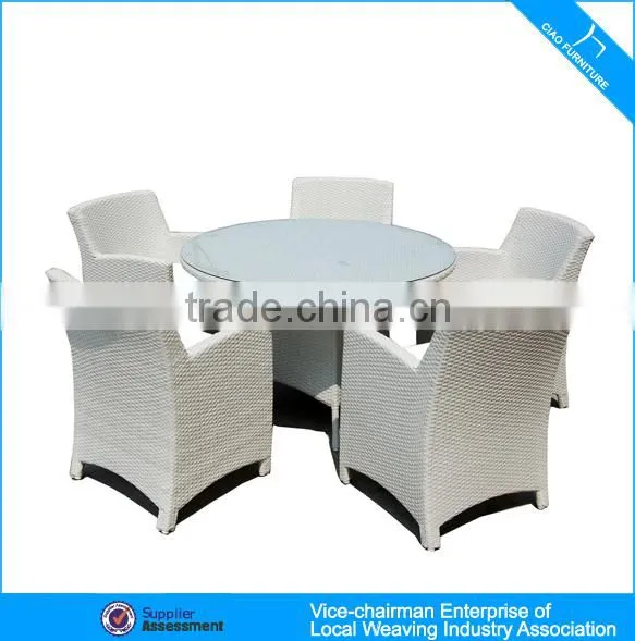 High Quality Outdoor Furniture Hotel Wicker Rattan Dining Table and Chair(8014T) photo-3