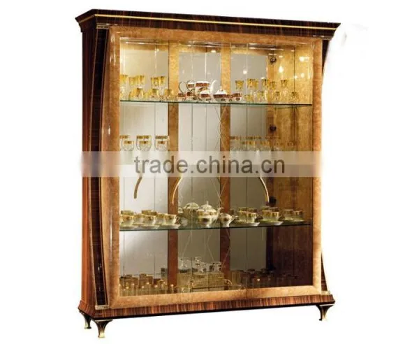 NEW ARRIVAL Charming Wooden Veneer Buffet With Matching Mirror/Italian Classic Side Board(MOQ=1 SET) photo-6