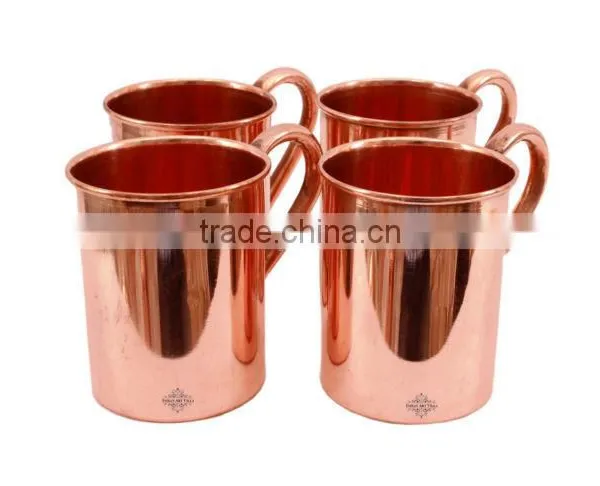 Copper Moscow Mule Mug, Pure Copper Mule Mug, Copper Beer Mug photo-2