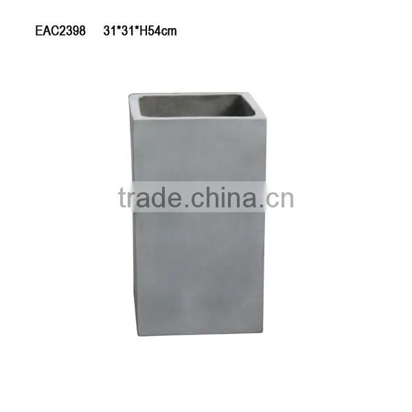 Wholesale Rectangular Molds Lightweight Large Fiberglass Planter photo-3