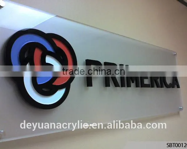 High Quality Different Design Beautiful Acrylic Door Signage photo-2