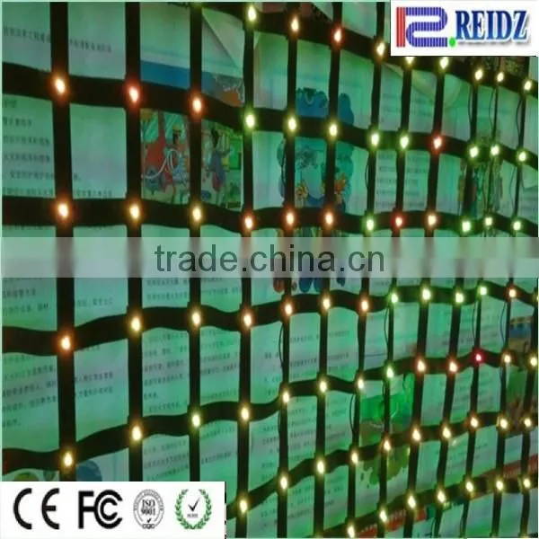 2015 Hot Sell High Brightness Led Grid Curtain / Led Mesh Crtain /curtain Led Dmx photo-5